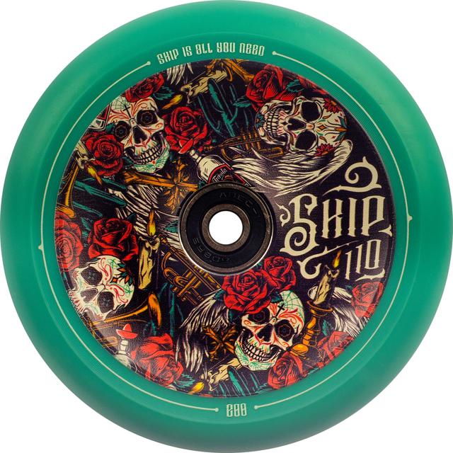 Колесо SKIP Mexico 110x24mm красно-серый