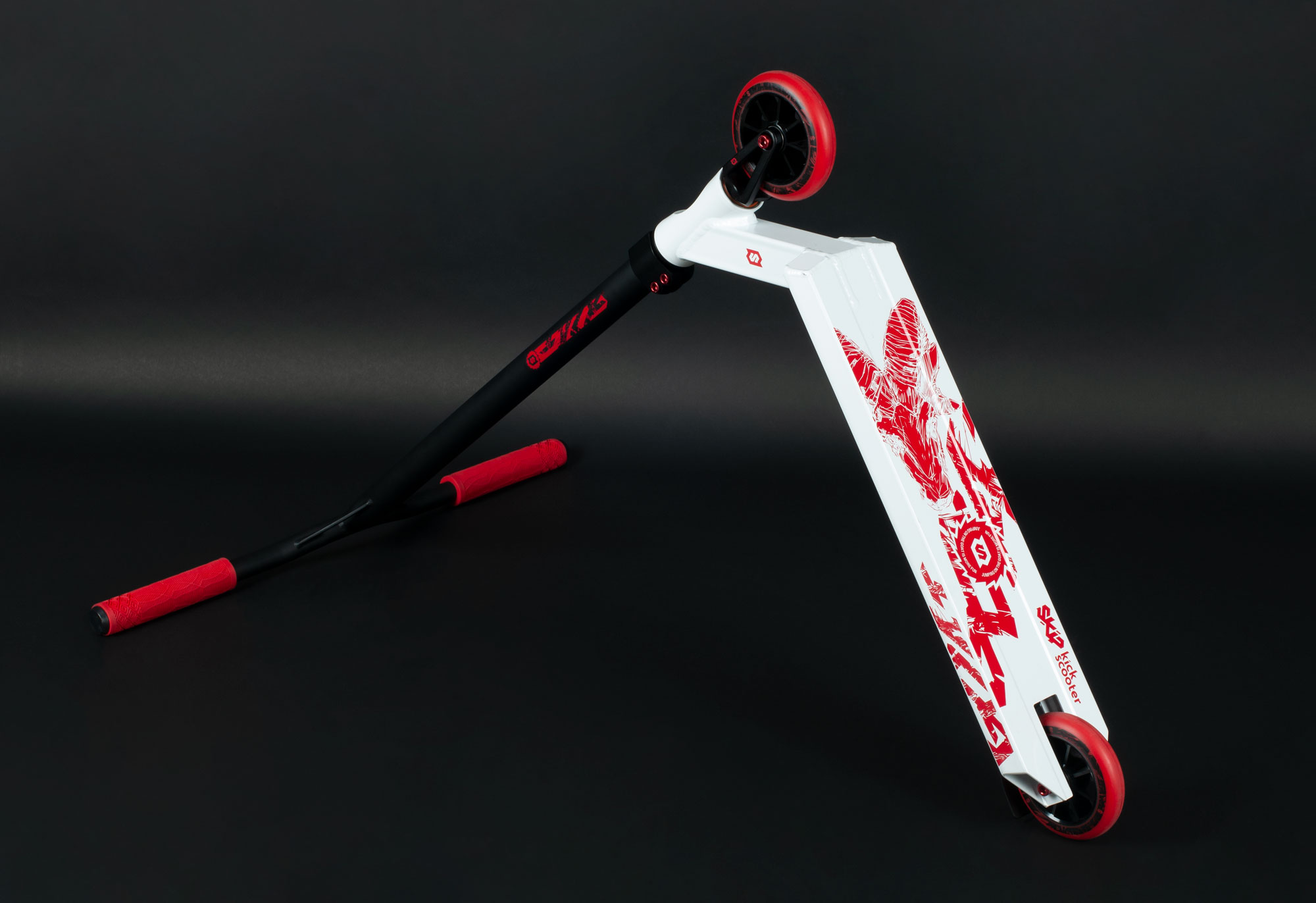 Самокат SKIP Goat красно-белый