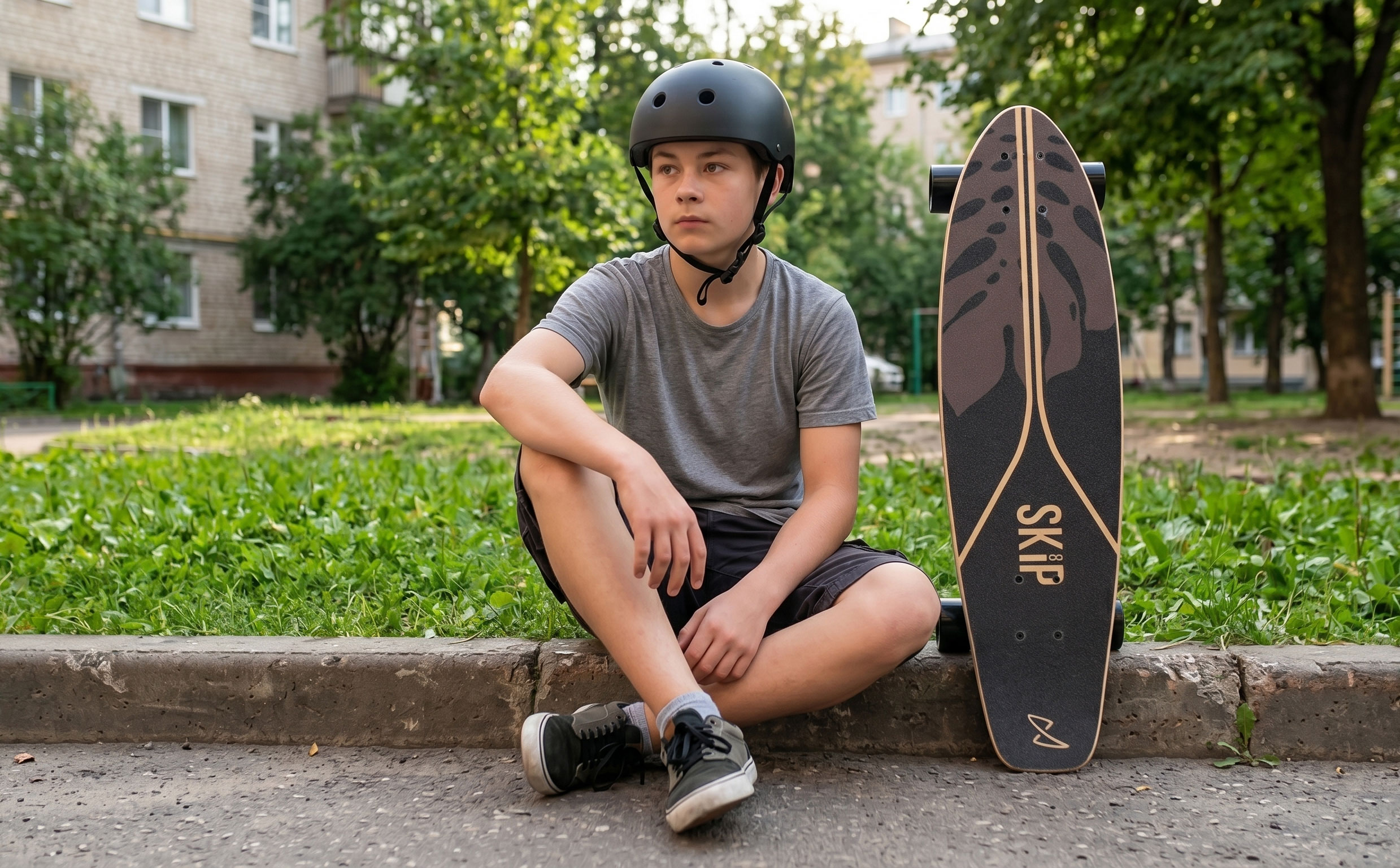 Круизер SKIP 30" Woodlogo