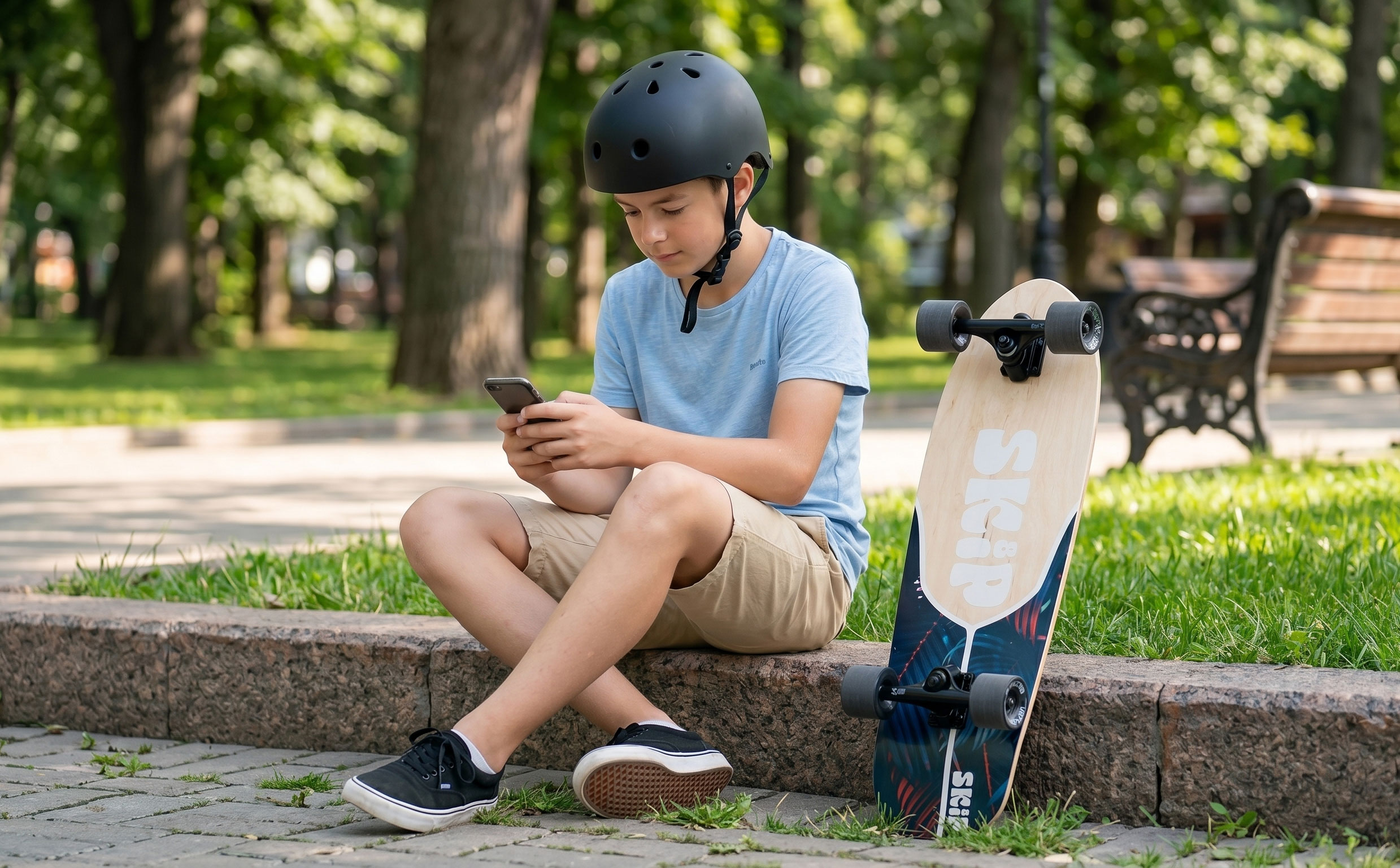 Круизер SKIP 32" Blueleaves