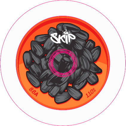 Колесо SKIP Guli 110x24mm оранжевый